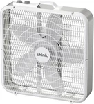 Shinic Box Fan With Thermostat For Bedroom, 3-SPEED Portable 20", White. Fixed Price $73.15.