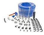 Fideursus Compressed Air Piping System With 3/4 Inch X 200FT, Blue. Fixed Price $199.00.