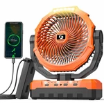 Wavmill 3-IN-1 Camping Fan Detachable Rechargeable Battery Operated Wit.... Fixed Price $40.67.