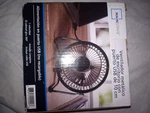 Mainstays 4-INCH Metal Usb Powered Desktop Fan, 360 Degree Rotation, Black. Fixed Price $24.00.