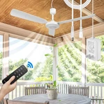 Bestmoument 28INCH Ceiling Fan For Gazebo Indoor/outdoor Rv Camping T.... Fixed Price $70.20.
