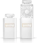 Lightdesire Handheld Fan With Crystal Stones, Mini Personal Quiet White. Fixed Price $24.24.