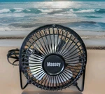 Massey High Velocity Fan MF-4 Metal Tilting Personal 120V Speed Clean!. Fixed Price $19.95.