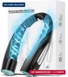 Hionly Ai Neck Fan, 6 Speeds Adjustable Portable Personal Rechargeable, Fast. Fixed Price $44.98.