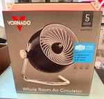 Vornado Whole Room Air Circulator Fan Quiet Portable Black 45 Ft. Fixed Price $99.95.