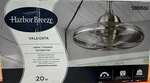 Harbor Breeze Valdosta 20-IN Brushed Nickel Indoor/outdoor Ceiling Fan (3-BLADE). Fixed Price $121.31.