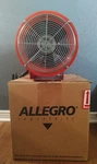 Allegro 10" Fan 8" Duct 9513 Confined Space Axial Csa Ceesi 1/3 Hp 3A 1275 Cfm. Fixed Price $320.00.