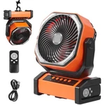 Uimoso 9 Inch Portable Fan Rechargeable With Led Lantern 4 Speeds Swivel Timer. Fixed Price $60.89.