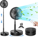 Portable Foldable Rechargeable Oscillating Fan - 8.6" 7200MAH Battery Operated U. Fixed Price $50.43.