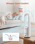 Vevor Bladeless Tower Fan, 80 Oscillating Standing Speeds & 9-HOUR Timer. Fixed Price $77.95.