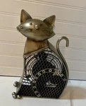 Deco Breeze Cat Fan Metal Sculpture Electric Intertek Figurine Works. Fixed Price $37.00.