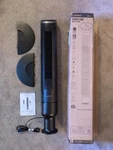 Lasko 42" Tower Fan With Carbonx Filter RST200 Ultra Quiet Black No Remote. Fixed Price $29.98.
