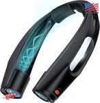 Zeefo Portable Neck Fan Black 6000MAH Battery Usb Rechargeable Speed Wearable. Fixed Price $33.99.