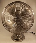 Hunter Century 90021 Electric 3-SPEED Oscillating Table Fan 17.5 Brushed Nickel. Fixed Price $74.99.