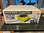 Maxx Air Cfm High Velocity Floor Drying Fan 2-SPEED Low Profile HVCF1600. Fixed Price $295.00.