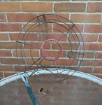 Vtg Westinghouse Silver Electric Fan Front Grill / Guard Only Y-4628 For Parts. Fixed Price $69.95.