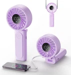 Peiyuu Portable Fan, 4000MAH Usb Rechargeable, 180 Foldable Mini Desk 6.... Fixed Price $24.02.
