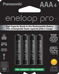 4 Pack Eneloop Pro Aaa Rechargeable Batteries 980MAH Pre Charged Nimh. Fixed Price $23.79.