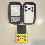 Shenzhen Xi Fan Technology R36 Max Yellow Handheld Game Console W/ Case. Fixed Price $33.00.