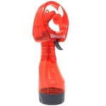 Retailery Portable Battery Operated Water Misting Cooling Fan Spray Bottle, Red. Fixed Price $13.99.