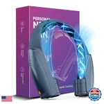 Slientspin Ai Portable Neck Fan 6 Powerful Speeds 8000MAH Battery Operated. Fixed Price $33.23.