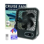 Cruise Fan Cabin Approved - Magnetic Hook Included To Hang On Walls... Fast Ship. Fixed Price $30.96.