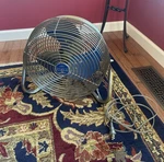 Vintage Patton 12" High Velocity Air Circulator Fan 3-SPEED Industrial U2-1287. Fixed Price $58.88.