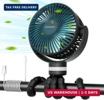 Momcozy 8000MAH Portable Stroller Fan 27H Ultra-long Battery Life Detachable. Fixed Price $45.48.