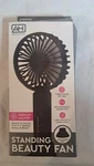 Absolute Hot Standing Beauty Fan Black Rechargeable Portable Makeup. Fixed Price $13.99.