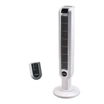Lasko Oscillating Tower Fan With Remote Control, 3 Quiet Speeds, Timer For Be.... Fixed Price $116.87.