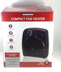 New Konwin Compact Fan Heater. Fixed Price $29.99.