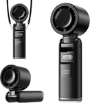 Lerat Portable Handheld Turbo Fan, 5 High-speed Wind, Battery Operated, Up To 12. Fixed Price $15.79.