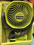 Ryobi PCF02 4 Inch Portable Drum Blower Fan - Green. Fixed Price $26.00.