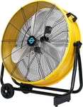 Tornado 24" Metal Drum Fan High Velocity, 7700 Cfm, 3-SPEED, Heavy Duty For In. Fixed Price $155.07.