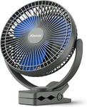 Koonie 10000MAH Rechargeable Portable 8-INCH Clip-on Fan, Usb Car 4 Speeds,. Fixed Price $55.63.