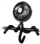 Amacool Charging Battery Stroller Fan Flexible Tripod Clip On With Led Black. Fixed Price $24.88.