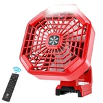 Waxpar Camping Fan With Led Lantern Compatible Mwk 18V Battery, 3.... Fixed Price $56.37.