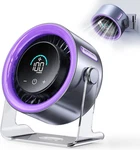 Usb Desk Fan For Bedroom: 100 Speeds Digital Display Quiet Table With Turbo. Fixed Price $40.84.