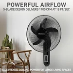 Holmes 16" Blade Breeze Manual Stand Oscillating Fan Black. Fixed Price $41.99.