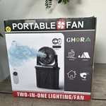 Ghora Protable Misting Fan W/ Remote, 20000MAH, 9L 4 Speeds, Spray Modes. Fixed Price $54.95.