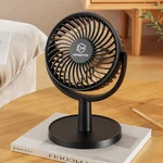 Shinebella 4 Speeds Small Desk Fan With Strong Airflow, Inch, Black. Fixed Price $22.96.