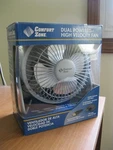 Comfort Zone 4 Mini Usb Desk Fan With 360-DEGREE Adjustable Tilt, Dual Powered. Fixed Price $15.99.