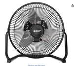 Beyond Breeze 9" Metal High Velocity Personal Fan - 3 Speed, 180 Adjust Tilt. Fixed Price $19.81.