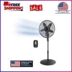 Lasko Cyclone Max 18" 4-SPEED 23 Ft/s High-velocity Remote Controlled Fan. Fixed Price $45.20.