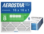 Aerostar 16X16X1 Merv 8 - Count Pleated Hvac, Furnace & Air Conditioner F.... Fixed Price $61.06.