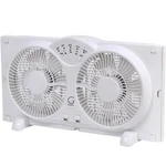 Genesis Twin Window Fan Adjustable Thermostat Reversible Airflow 24 In. Wide. Fixed Price $58.43.