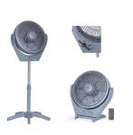 Air Innovations 12 In. 3-IN-1 Swirl Cool Stand Fan With Remote AI-4800 New (25F). Fixed Price $80.00.