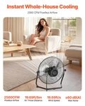 Vevor Floor Fan, 3 Speeds High Velocity Heavy Duty 14 Inch Industrial 2560. Fixed Price $58.90.
