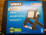 Hart 20-VOLT Hybrid Led Site Light, 1,800 Lumens HPWL02 Battery Not Included New. Fixed Price $31.99.