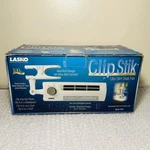 Vtg 2006 Lasko Portable Clip Stik 2-SPEED White Ultra Slim Desk Office Fan 4006. Fixed Price $54.99.